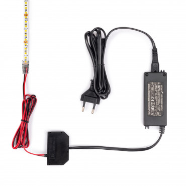 Transformador de corriente para luces LED, plástico (24V DC)