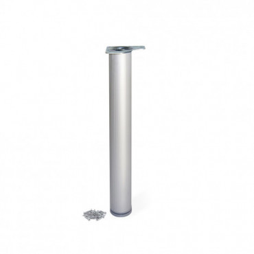 Pata regulable para mesa D. 80 mm de aluminio